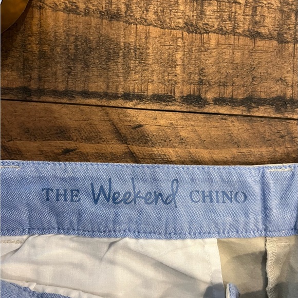 Talbots Cream Trousers with Subtle Texture and Straight-Leg Fit - Picture 2 of 4